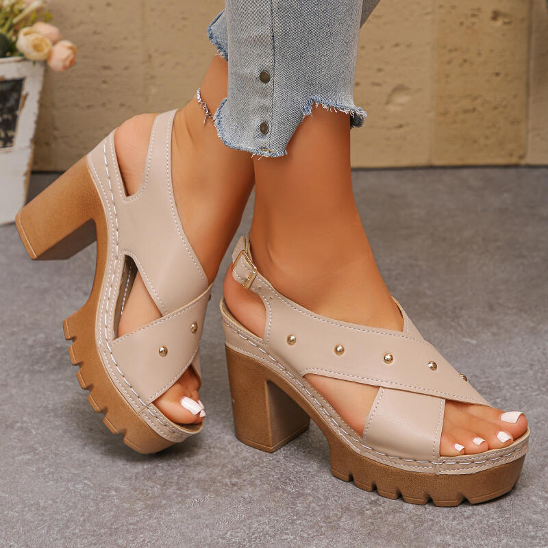 Vintage Super High Heel Cross  - Vintage Women Fashion recensie en prijs