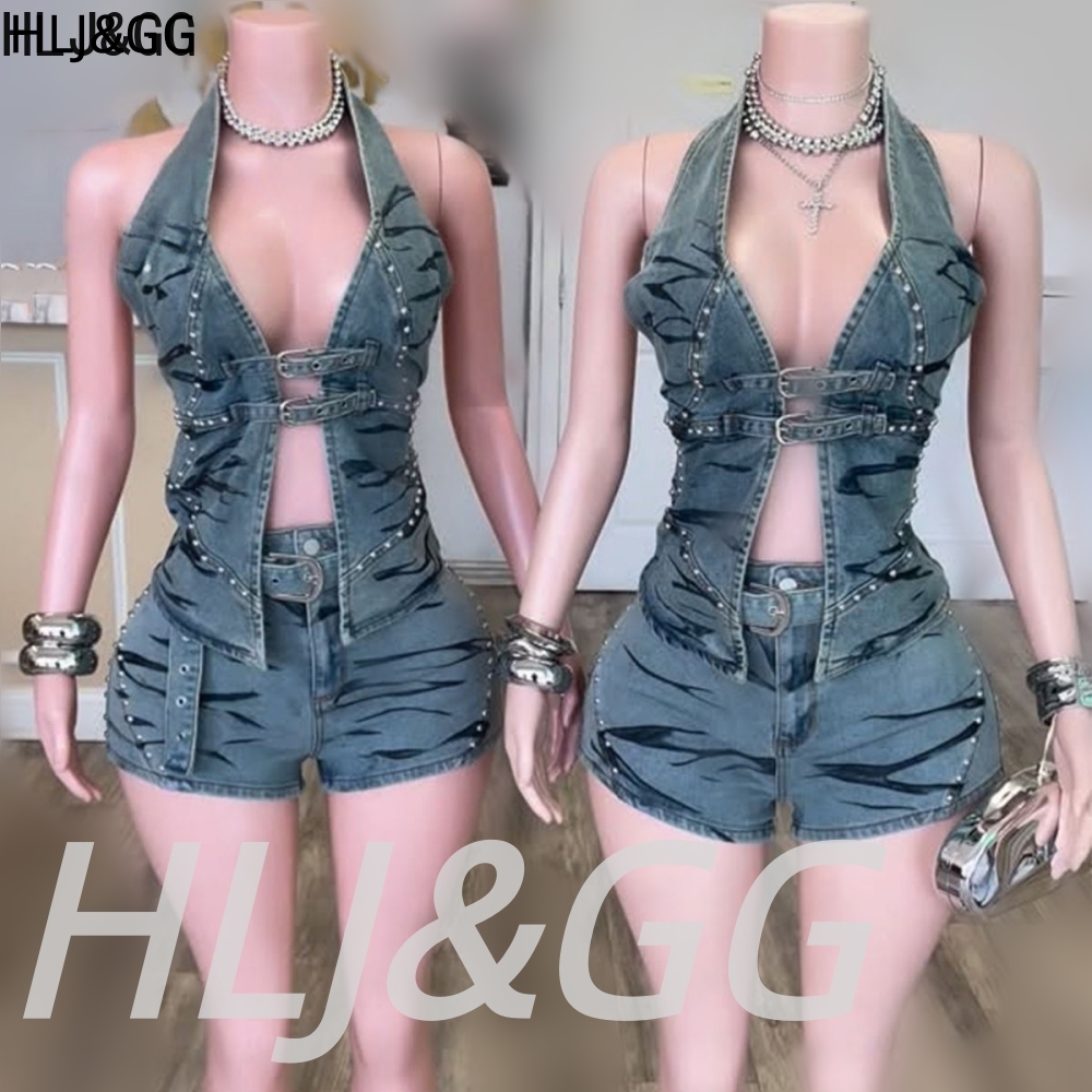 HLJ&GG Blue Vintage Denim Holl - Vintage Fashion Club recensie en prijs
